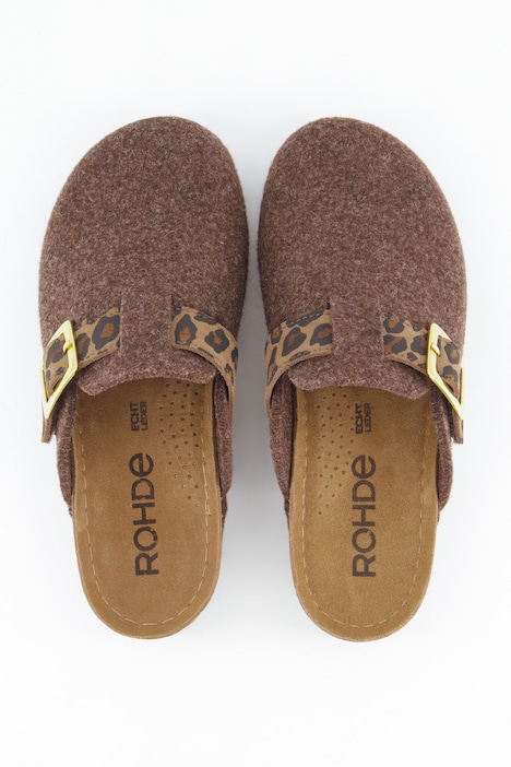 Rohde Filz-Clogs, Memory-Fußbett, Weite G