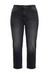 Mom-Jeans, konisches Bein, Stretchdenim, Komfortbund
