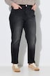 Mom-Jeans, konisches Bein, Stretchdenim, Komfortbund