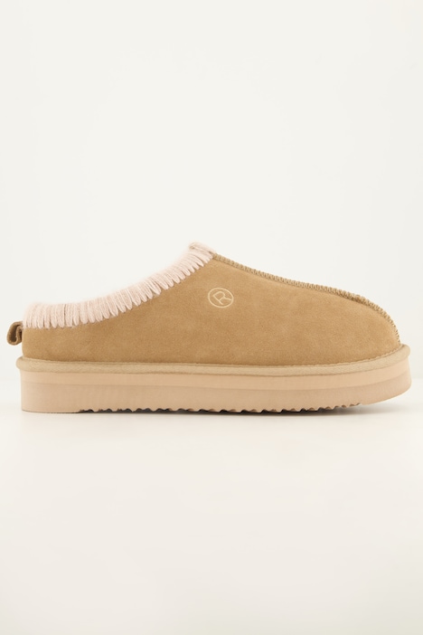 Rohde Hausschuhe, Lammfellfutter, Veloursleder, Weite G