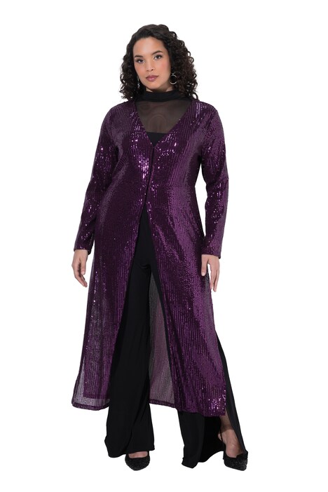 Maxi bunda s flitry