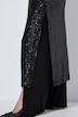 Longjacke, Pailletten, V-Ausschnitt, Langarm