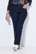 Jeans Mandy, Ziersteine, weites Bein, Stretch