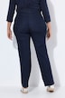 Jeans Mandy, Ziersteine, weites Bein, Stretch