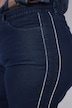 Jeans Mandy, Ziersteine, weites Bein, Stretch