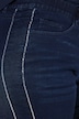 Jeans Mandy, Ziersteine, weites Bein, Stretch