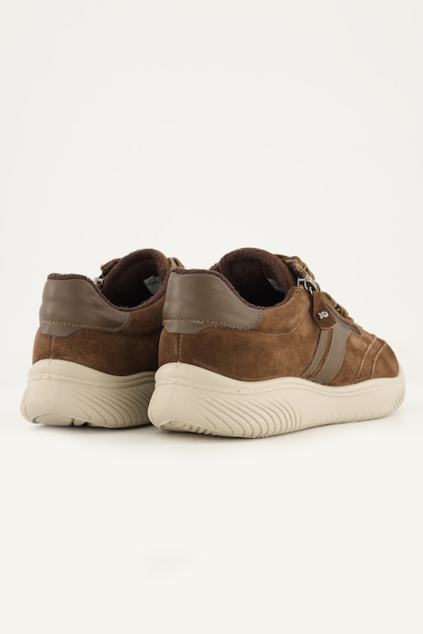 Jomos Leder-Sneaker, Veloursleder, Zipper, Weite K