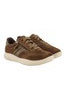 Jomos leather trainers, suede, zip, width K