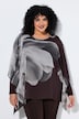 Blouse doublée, imprimé floral, décolleté rond et manches courtes