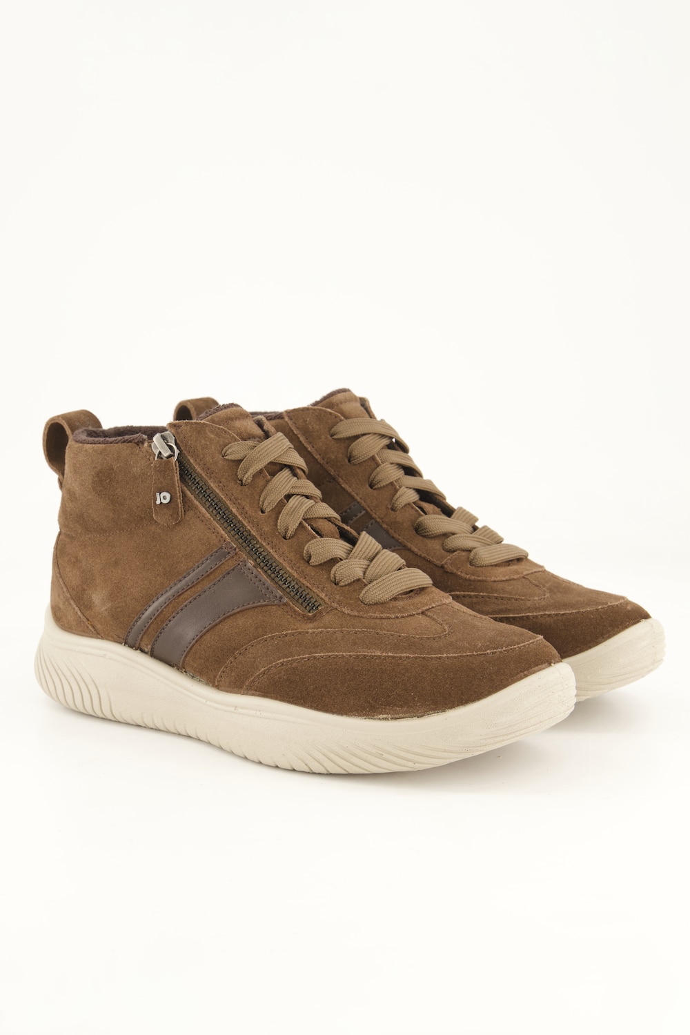 Jomos Lederschuhe, Veloursleder, Wechselfussbett, Weite K