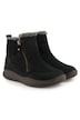 Jomos leather boots, faux fur lining, removable footbed, width K