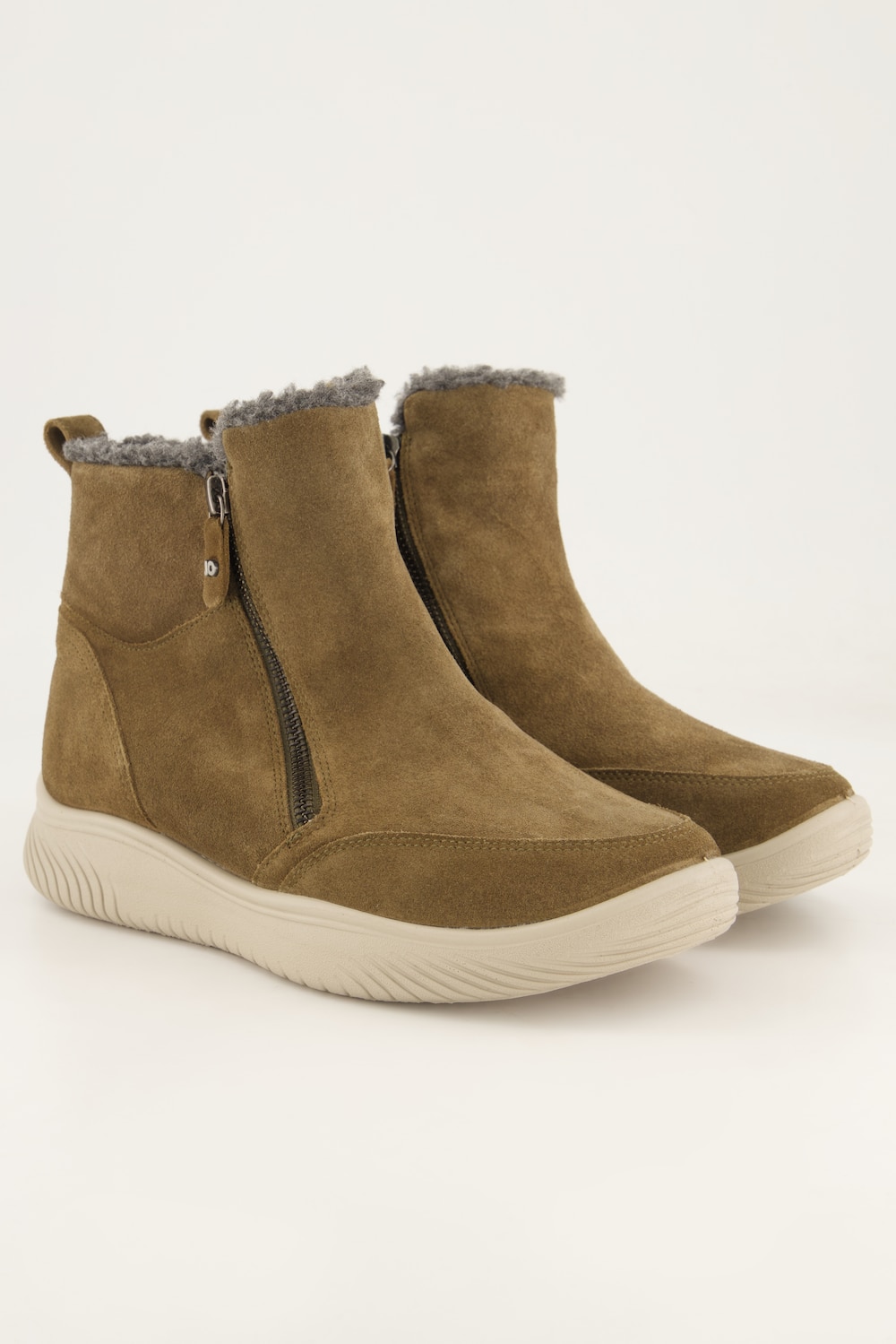 Jomos Lederboots, Webpelzfutter, Wechselfussbett, Weite K