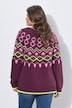 Norweger-Strickpullover, Rundhals, Langarm