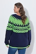 Norweger-Strickpullover, Rundhals, Langarm