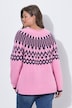 Norweger-Strickpullover, Rundhals, Langarm