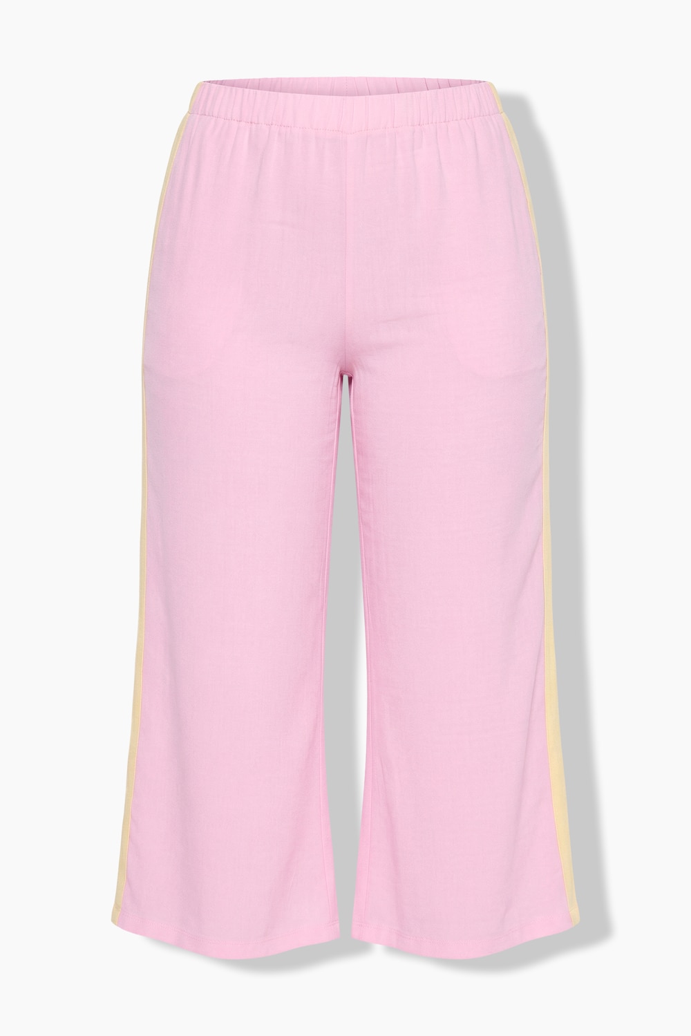 Stora storlekar Culottebyxor med vida, Dam, rosa, storlek: 42, Viskos, Mia Moda