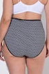 Maxi-slips, set van 5, minimalistisch patroon/kleur