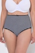 Maxi-slips, set van 5, minimalistisch patroon/kleur