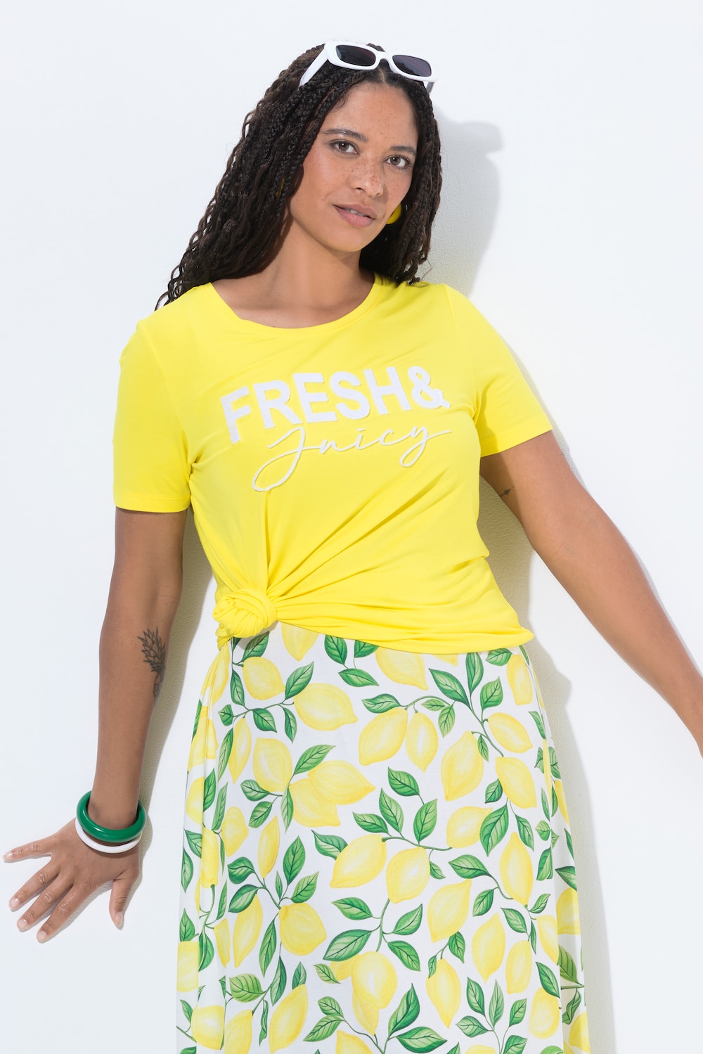 T-Shirt, Komfort Fit, Tuft-Print, Halbarm