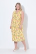 Country Lemon Print Sleeveless Dress