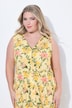 Country Lemon Print Sleeveless Dress