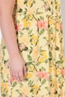 Country Lemon Print Sleeveless Dress