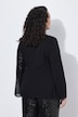 Blazer, Pailletten, Reverskragen, Wickeloptik, Langarm