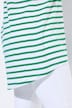 Striped Lemon Motif Short Sleeve Tunic Tee