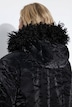 Shiny-Jacke, wasserabweisend, Kapuze, Teddyfleece