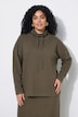 Sweatshirt, oversized, ståkrave, lange ærmer