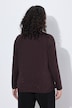Skjorte, dekorative steiner, slim fit, drapert utringning, lange ermer