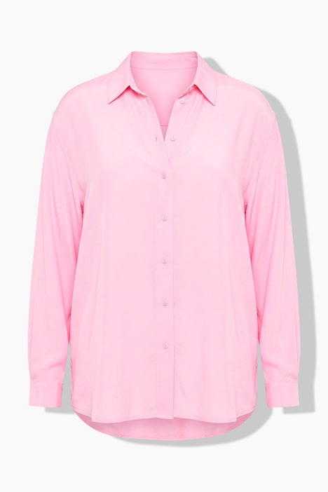 Bluse, oversized, Zitronen, Langarm
