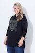 Longshirt, glittersteentjes-diermotief