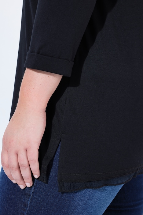 Longshirt, glittersteentjes-diermotief