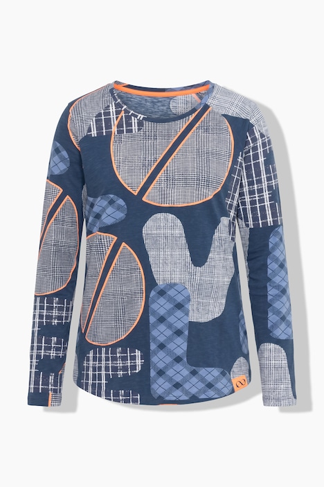 Shirt, Rundhalsausschnitt, Langarm, OEKO-TEX MIG