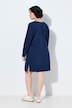 Sweatkleid, Flockdruck, Rundhalsausschnitt, Langarm