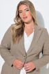 Blazer, Hahnentritt-Muster, Reverskragen, Langarm