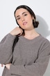 Pullover, meliert, Rundhalsausschnitt, Langarm