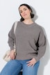 Pullover, meliert, Rundhalsausschnitt, Langarm