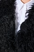 Webfell-Jacke, Classic Fit, V-Ausschnitt, Komplettfutter