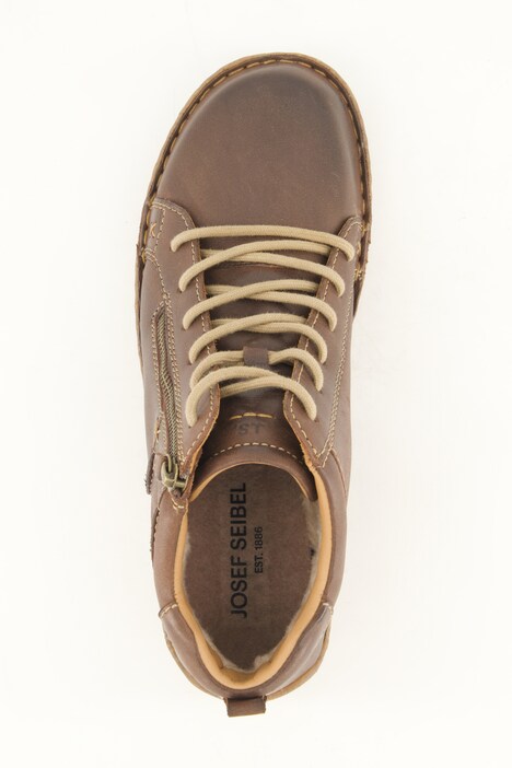 Leder-Boots, Josef Seibel, Plüschfutter, Zipper, Weite G