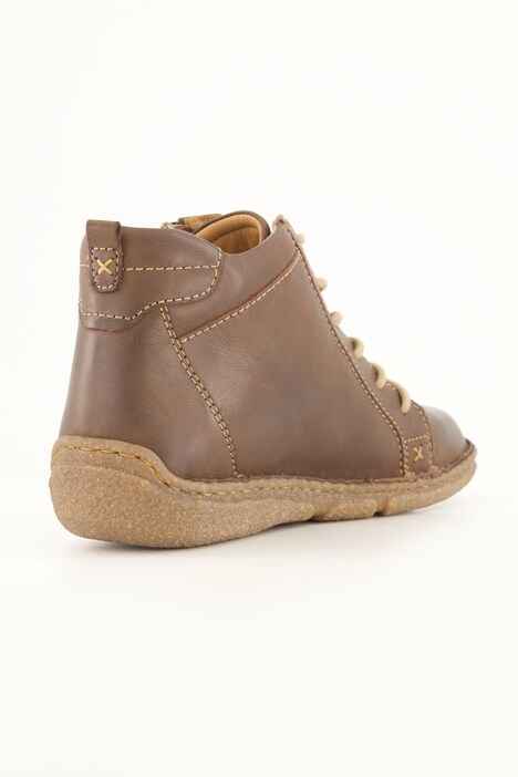 Leder-Boots, Josef Seibel, Plüschfutter, Zipper, Weite G