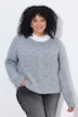 Strickjacke, Pailletten, Rundhals, Langarm