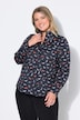 Bluse, Dackel, Kelchkragen, Langarm
