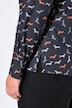 Bluse, Dackel, Kelchkragen, Langarm