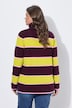 Streifen-Strickpullover, Rollkragen , Langarm