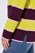 Streifen-Strickpullover, Rollkragen , Langarm