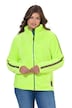 Plush Teddy Fleece Side Stripe Jacket
