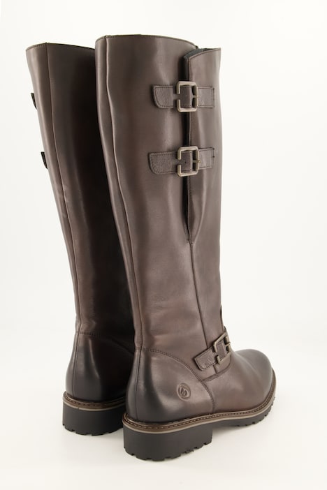 Bottes en cuir, doublure en fourrure d'agneau, tige L-vario