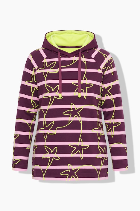 Sweatshirt, Kapuze, Langarm, Print